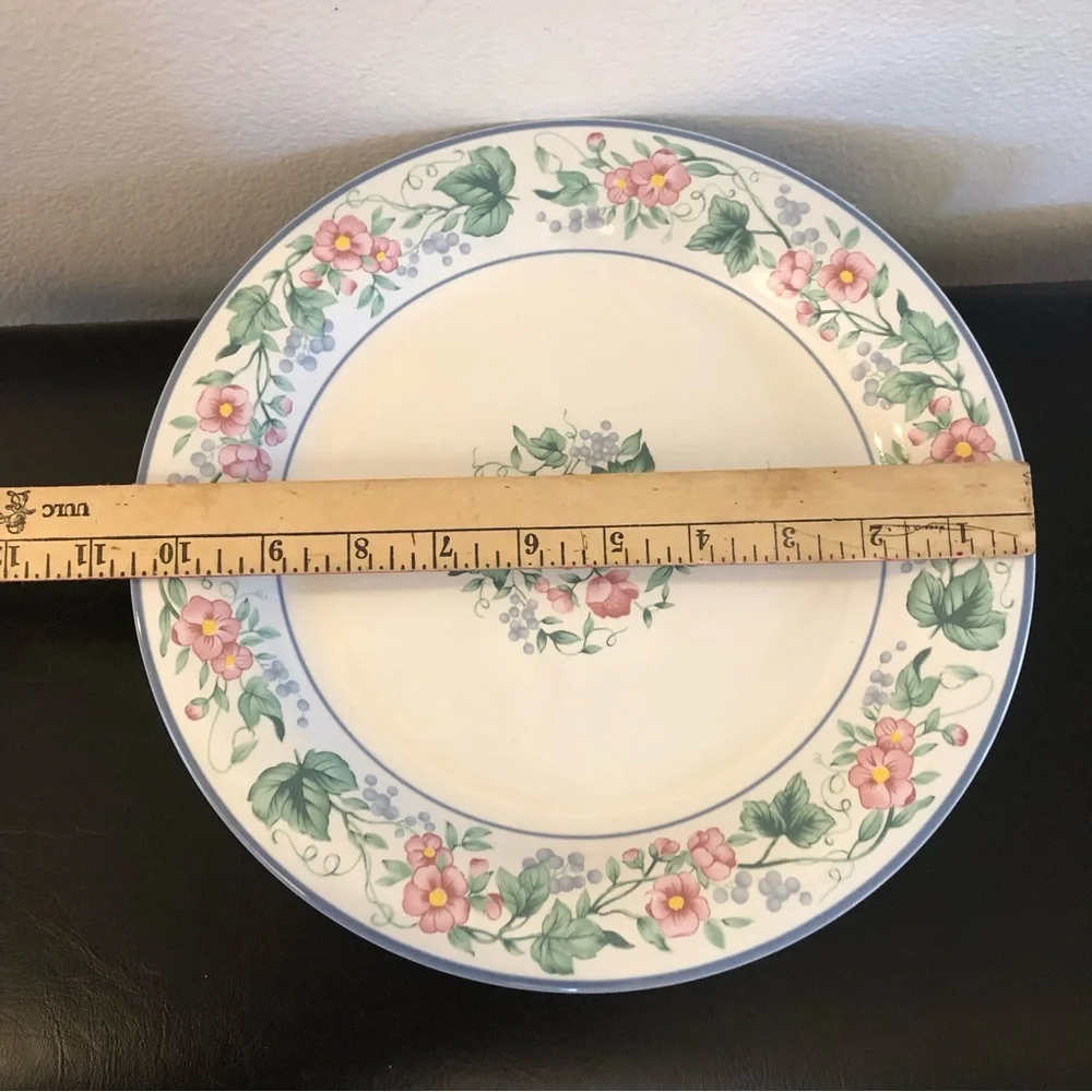 Vintage Ranmaru Kensington 4940 Table To Microwave Japan Plates Set Of Four - Picture 6 of 6